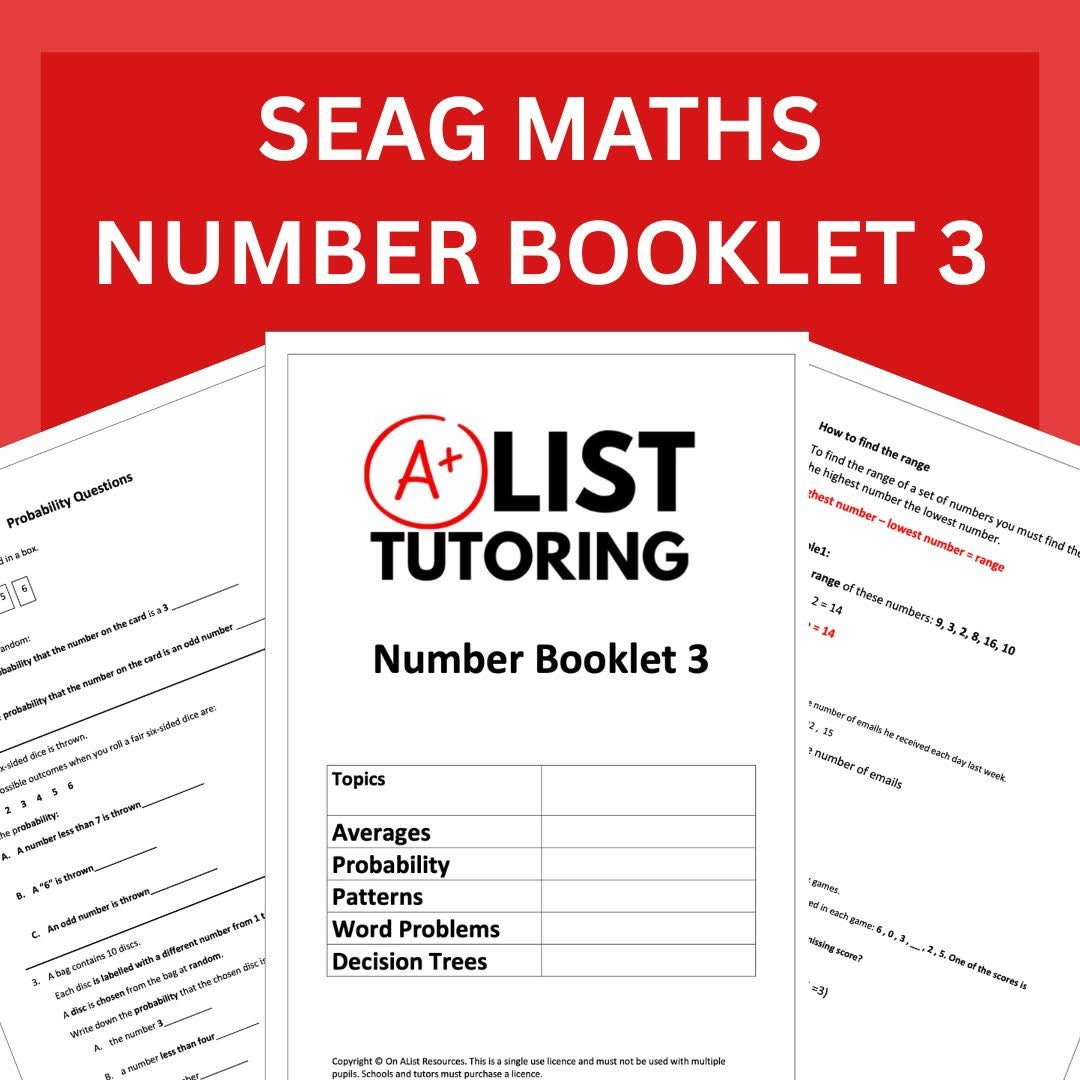 Transfer Test Maths: Number revision booklet 3 PDF