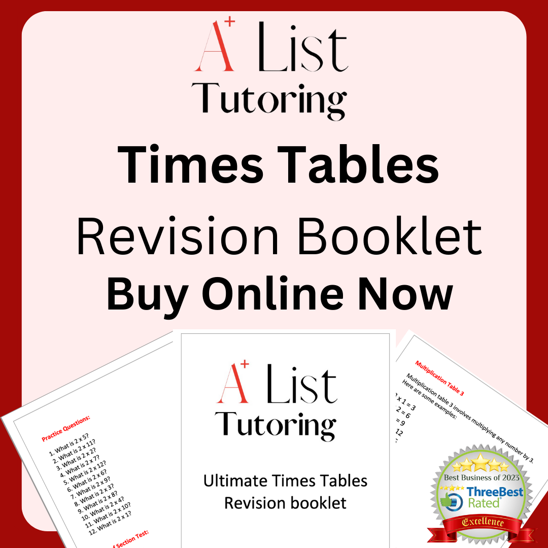 Multiplication Tables Revision Booklet
