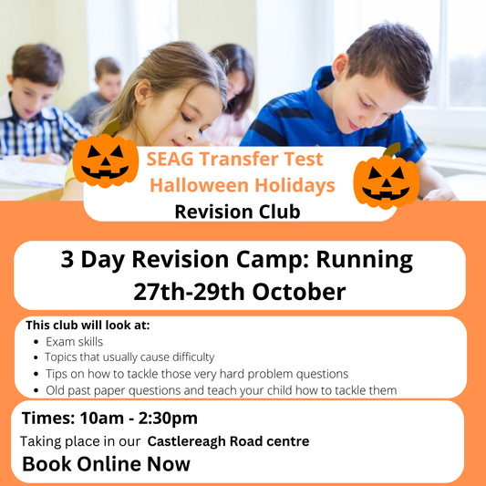 3 Day SEAG Halloween revision camp