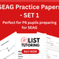 SEAG Practice Papers - SET 1