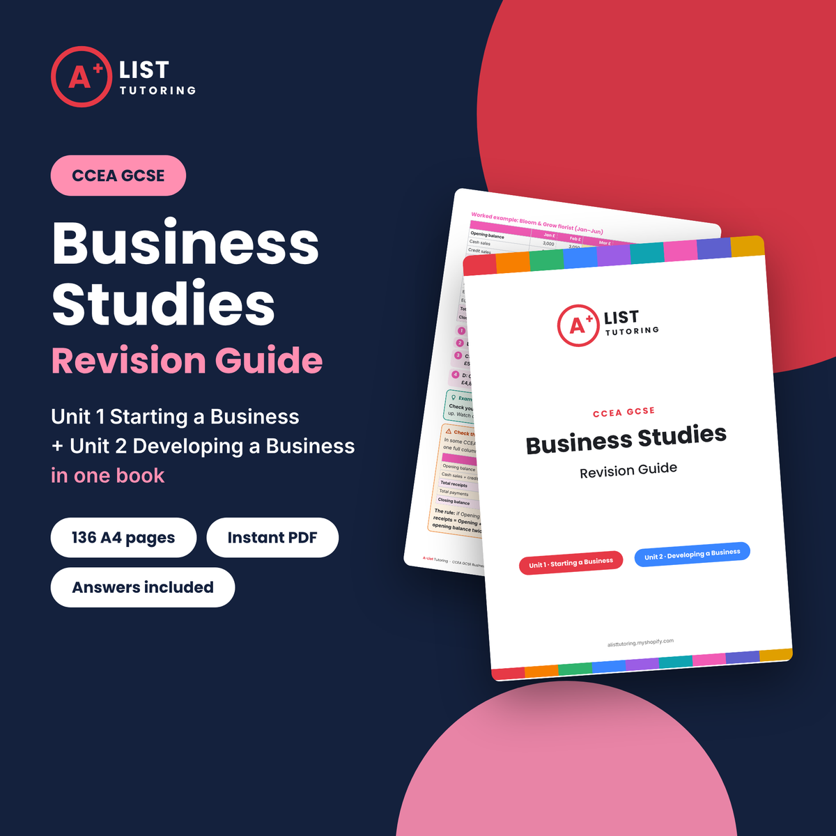 CCEA GCSE Business Studies Unit 1 & Unit 2 Revision Guide PDF