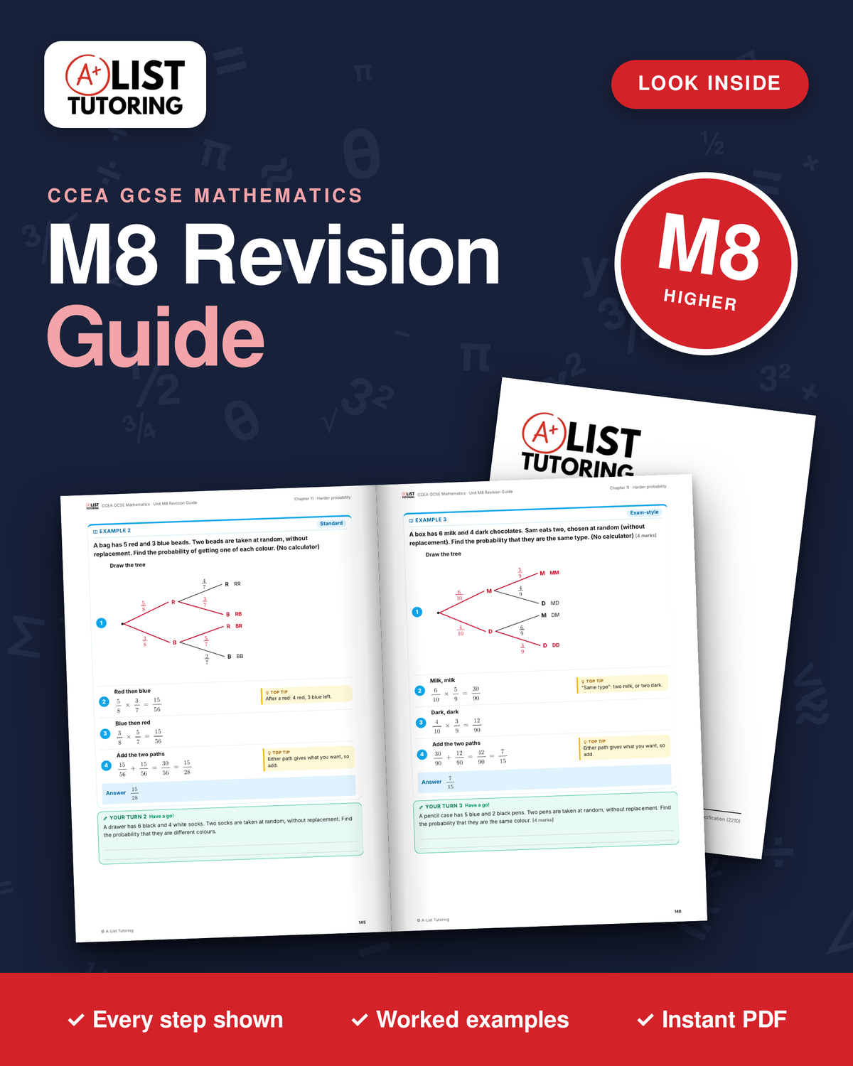 CCEA GCSE Maths M8 Revision Guide PDF