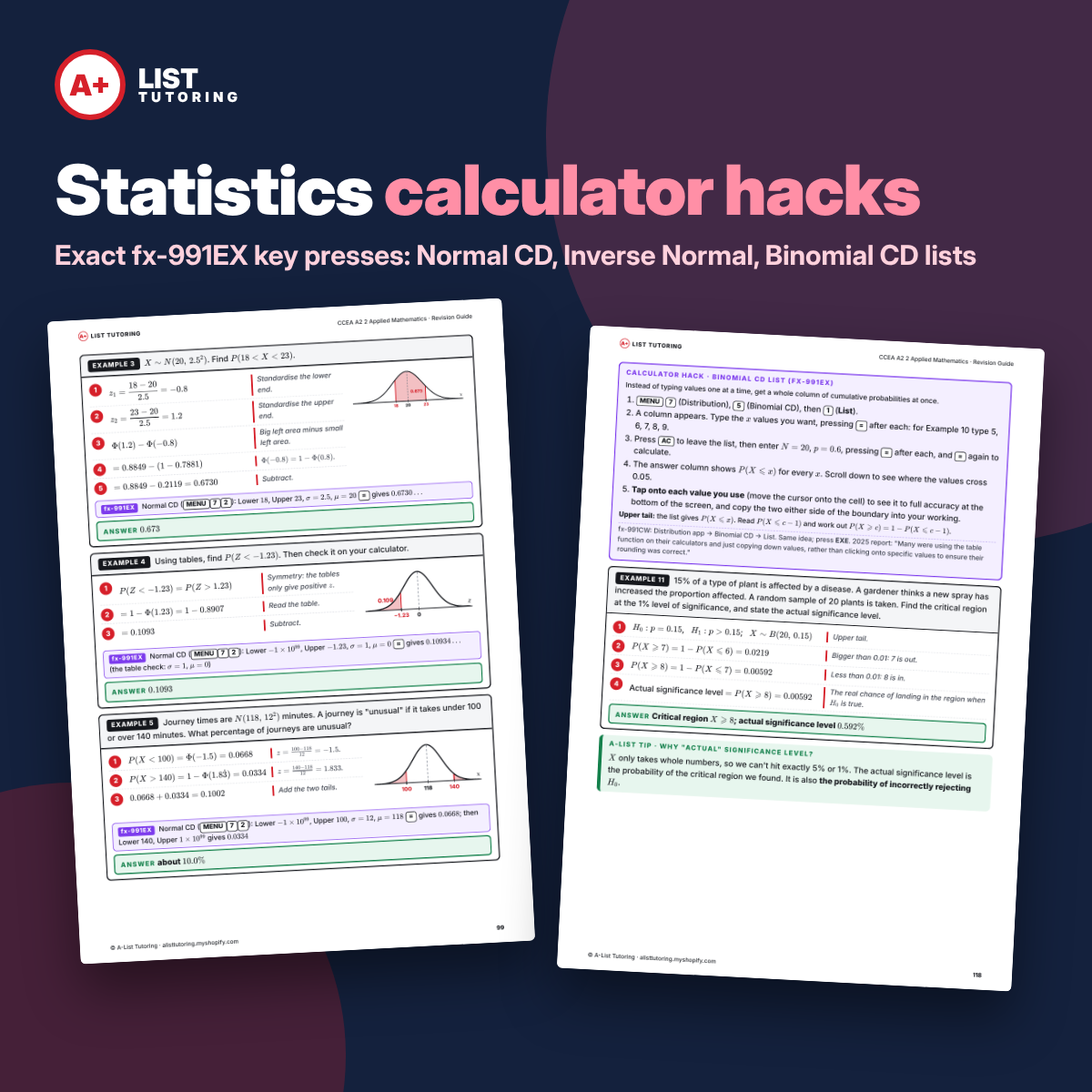 CCEA A2 Maths Applied (A2 2) Revision Guide PDF