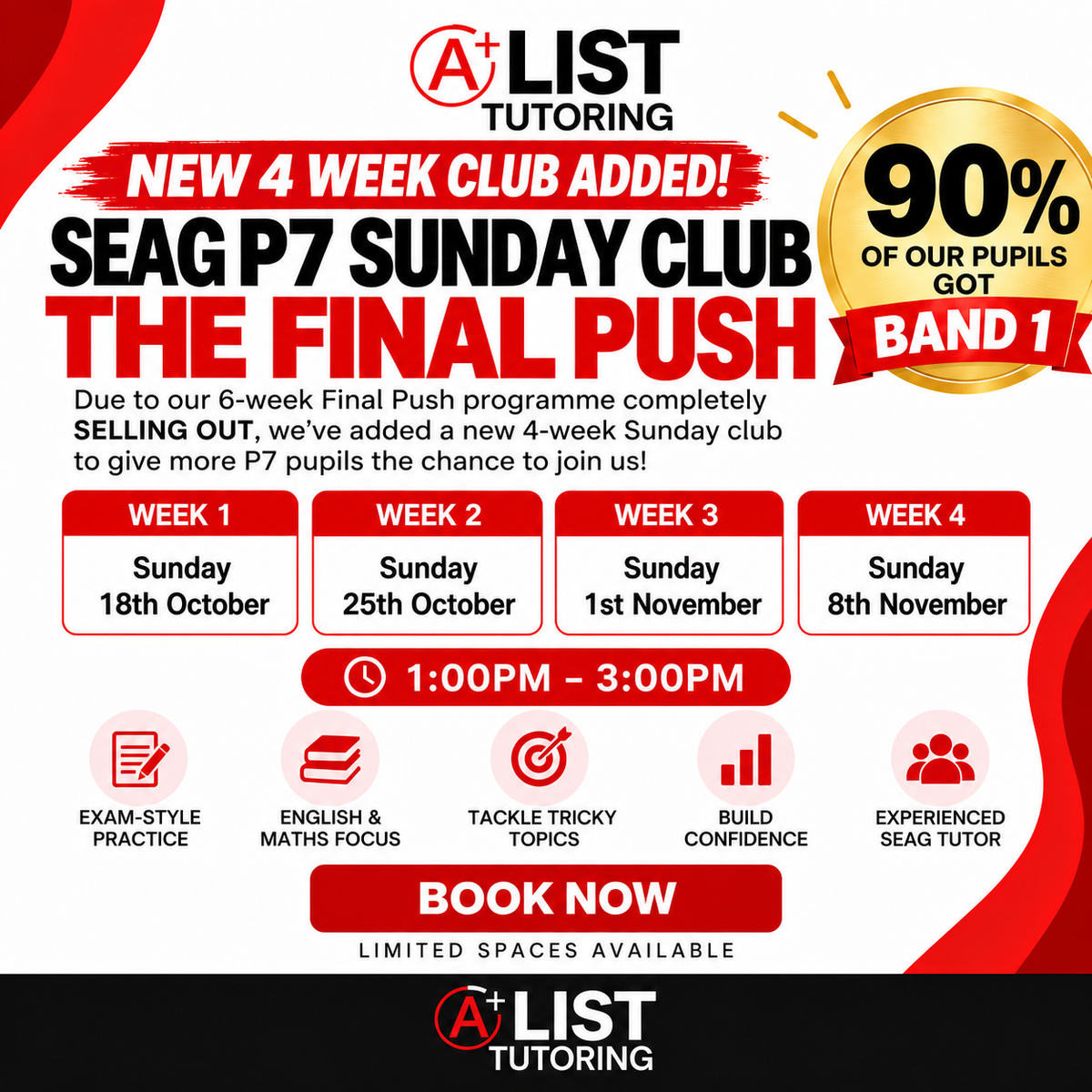 SEAG P7 Club – The Final Push (4 Weeks)