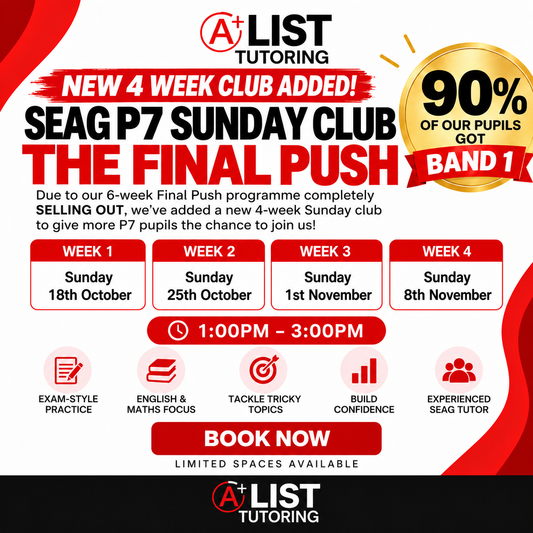 SEAG P7 Club – The Final Push (4 Weeks)