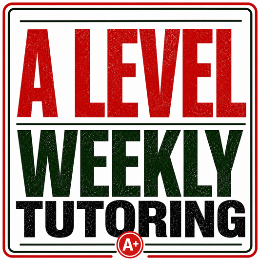ALevel  Weekly Tutoring