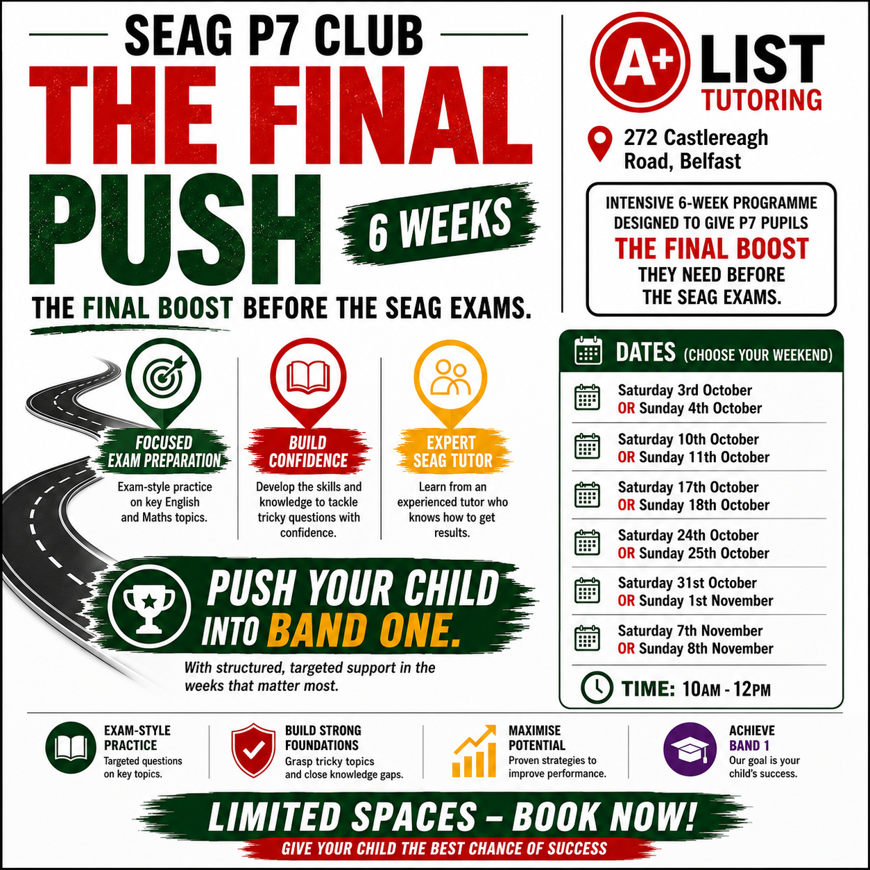 SEAG P7 Club – The Final Push (6 Weeks)
