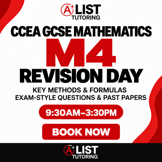 Maths M4 - 6 hour revision day - 14th Nov