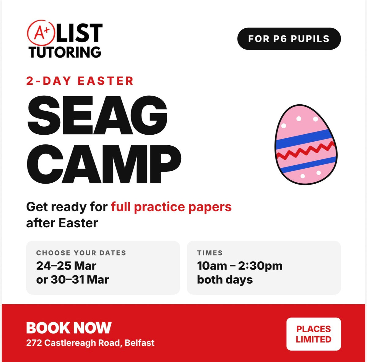 2-Day SEAG Easter Camp 2027