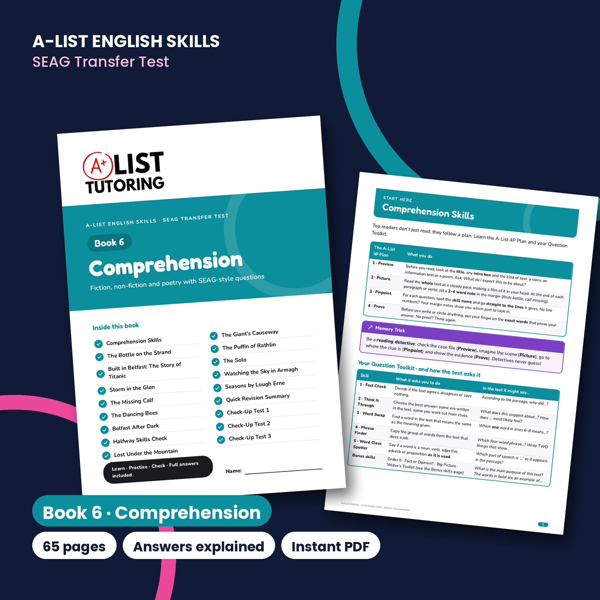 SEAG Transfer Test English Book 6: Comprehension PDF